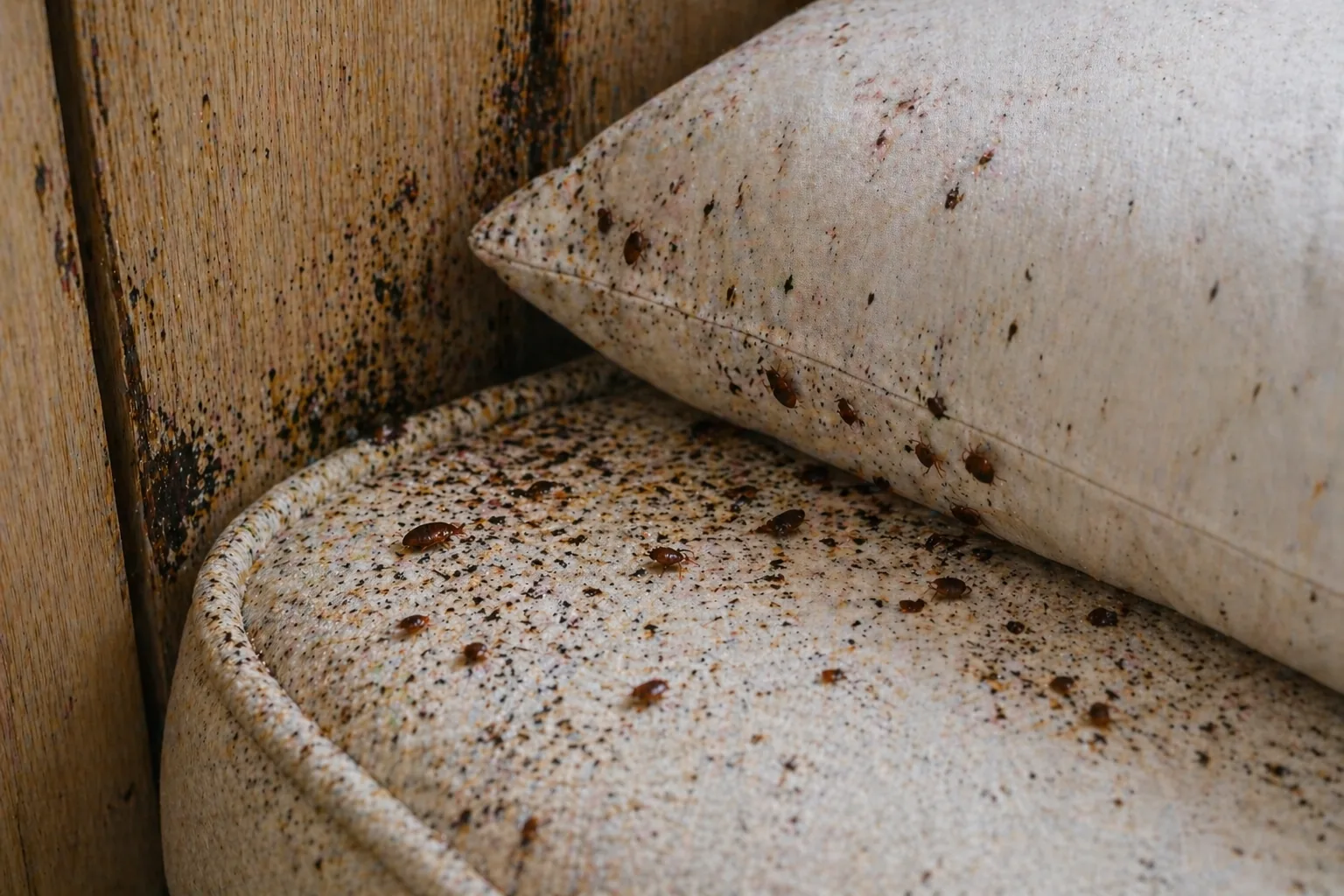 قبل المعالجة - بق الفراش